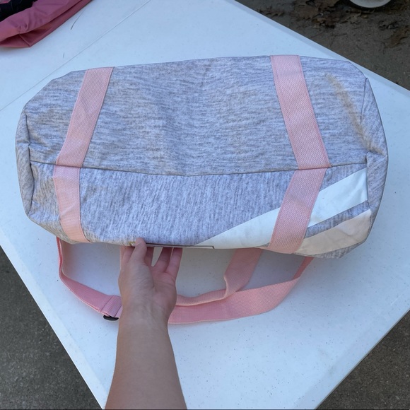 Five Below Bags Best Me Ever Duffle Bag Gray Pink Gym Poshmark